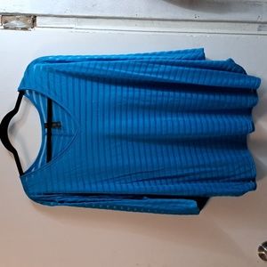 Lane Bryant Blue blouse size 14/16